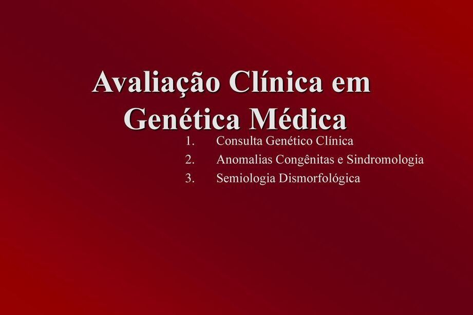 dismorfologia clinica y genetica