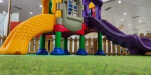 parque infantil casero en construccion